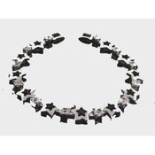 Star &amp; CZ Tennis Bracelet