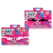 Hippy Chic Peace Sign Bracelet
