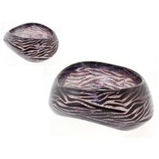Silver Sparkles Abstract Zebra Bangle Bracelet