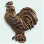 Case of 24 5.5" Rustic Rooster Door Knocker