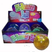 100 MM Hi Bounce Glitter Balls