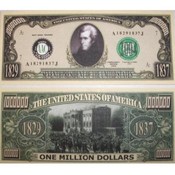 Andrew Jackson Million Dollar Bill