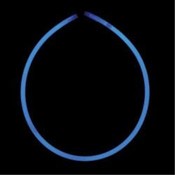 Blue glow necklace -22 inches