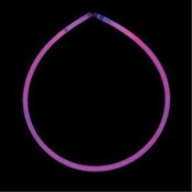 Pink glow necklace -22 inches
