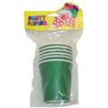 6 Pack 6 Oz Green Party Cups