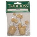2 Pack Wooden Daisies