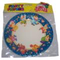 6 Count 7" Paper Plates with Clowns Birthday