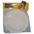 6 Count  9" White Party Plates