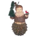 8 1/4" Pinecone Santa