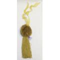 9" Gold Roses Tassel