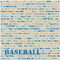 Baseball Words 12X12 25Ct