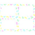 Baby Feet 4 Up Postcard