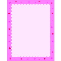 Scalloped Hearts Letterhead