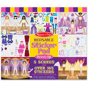 Melissa & Doug Reusable Sticker Pad Dress Up