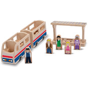 Melissa & Doug Whittle World - Train Platform Play Set