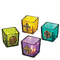  Jeweled Cross Square Tealight Candle Ho...