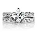 Bronwyn's 2 CT CZ Wedding Ring Set