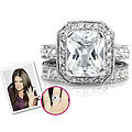 Khloe Kardashian Inspired Wedding Ring Set