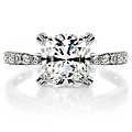 Lena's Promise Ring - 14k White Gold & CZ