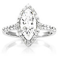Padgett's Engagement Ring - Marquise Cut CZ