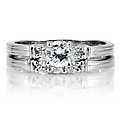 Soo-Yun's Petite CZ Wedding Ring Set