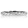 Tia's Twisted Stackable Sterling Silver Ring
