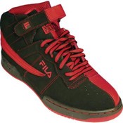 Men's Fila F13 50/50 Black and Red High Top