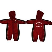 Infant's Tampa Bay Buccaneers Hooded Wind Coverall