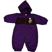 Infant's Minnesota Vikings Hooded Wind Coverall