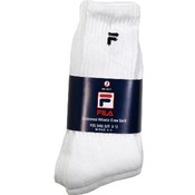 Men's Fila White Crew Sock
