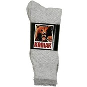 Women's Kodiak grey crew socks