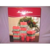 5 Pack Scented Christmas Candles