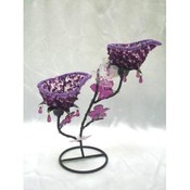 Shanti 2 Lite Beaded Decorative Candle Holder