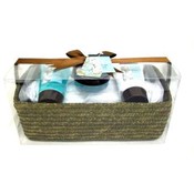 Olive Leaf &amp; Aloe Scent 4-pc Bath Gift Set