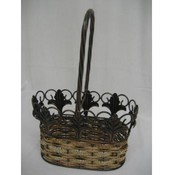 2 Bottle Wine Holder Wrought Iron