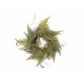 Mixed Fern Polyester Wreath