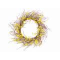 Forsythia Wreath w/Twig 22"D