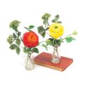 Renunculus/Astilbe (x2 Asst.) in Milk Bottle 12"H
