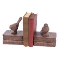 Bird Bookends (x2 Asst.) 9"L, 6"H Polyresin
