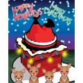 Christmas Santa Stuck Wall Hang