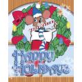 Christmas Mouse, Stocking Wall Hang