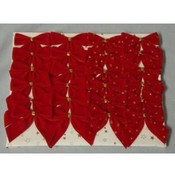 Red Velvet Christmas Bows 24 per Card