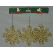 Snowflake Christmas Ornaments-3 Piece