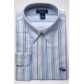 Men's Seersucker Button Down Sport Shirt