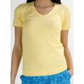 Women's Tucket V Neck Tee Shirt