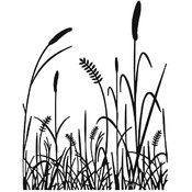 Grass Silhouette Embossing Folder - 4.25" x 5.75