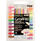 Graffiti Fabric Marker Value Set - 30 Colors