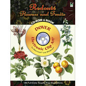 Cd Rom Book- Redoute Flowers And Fruits