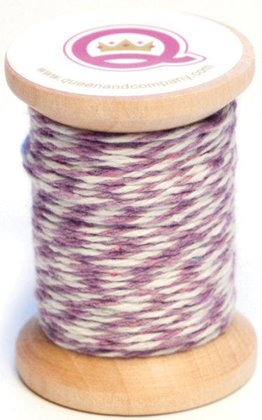 UPC 857503003300 product image for Twisted Twine 4 Ply 10yds-Purple/White | upcitemdb.com