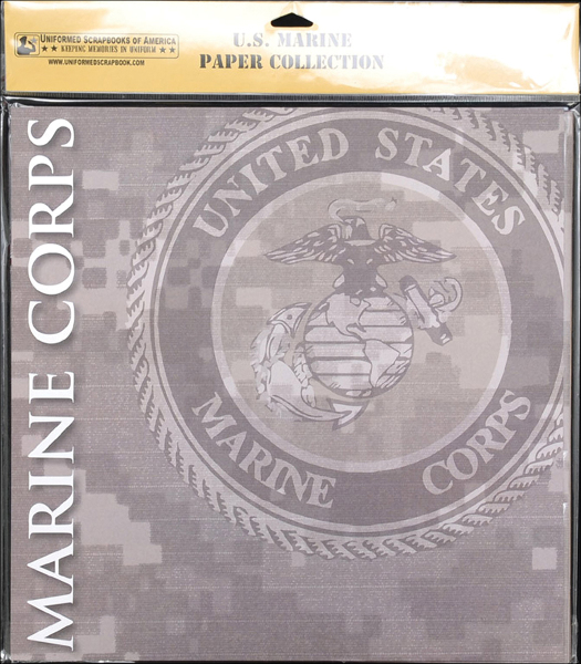 UPC 854085002110 product image for U.S. Marine Scrapbook Paper Pack 20/Pkg 12